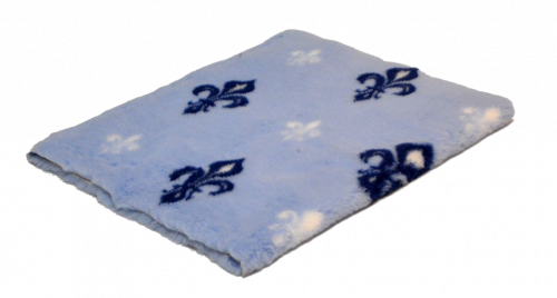 Vet Bedding FLEUR de Lys blau